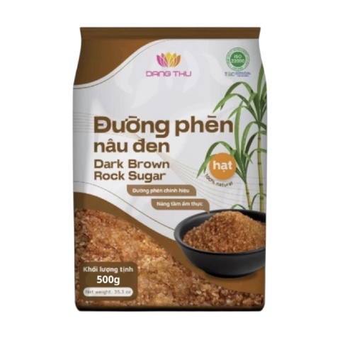 Đường phèn nâu đen Đăng Thư 500g