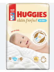 Tã dán sơ sinh Huggies S 54+6