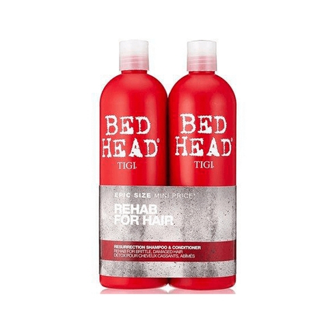 Bộ dầu gội, xả Tigi đỏ Phục hồi tóc 750ml