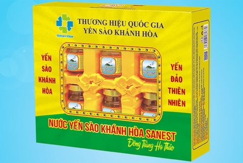 Nước yến sào Khánh Hoà Sanest đông trùng hạ thảo (6lọ*70ml)