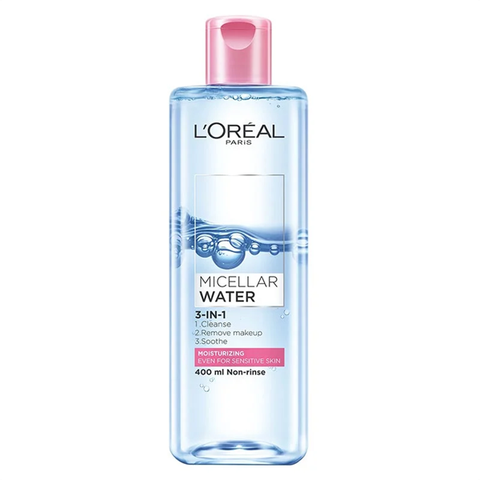 Nước tẩy trang Loreal 3in1 làm sạch và dưỡng ẩm 400ml Pháp