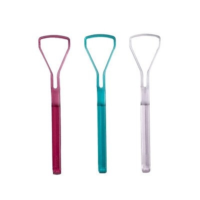 Bộ 3 dụng cụ cạo lưỡi Okina loại tam giác Inochi