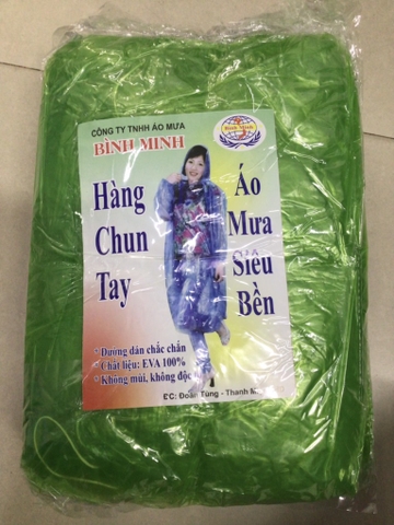Áo mưa tiện lợi dùng 1 lần các màu
