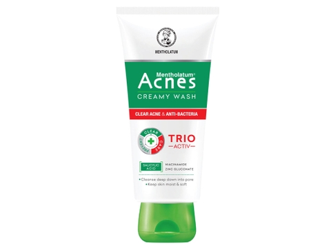 Sữa rửa mặt Acnes ngừa mụn, kháng khuẩn 100g
