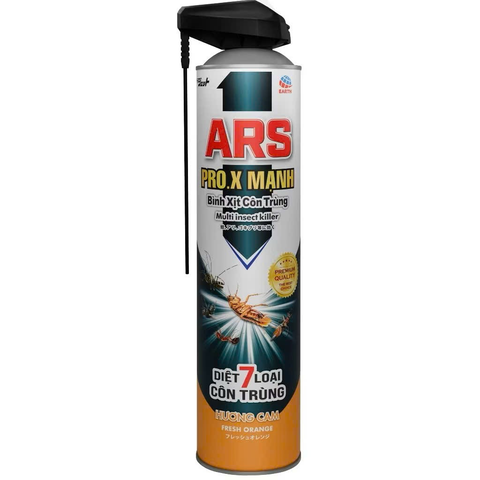 Bình xịt côn trùng ARS Pro.X mạnh hương cam 500ml