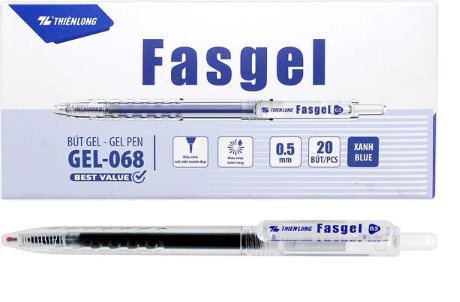 Bút gel Thiên Long Gel-068 xanh