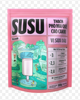 Thạch phô mai que cao Canxi Vinamilk vị sữa dâu 20g