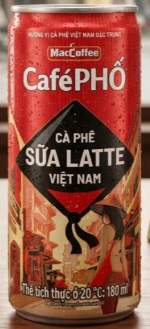 Cà phê phố sữa đá lon 180ml