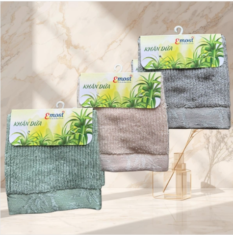 Khăn mặt dứa Emost Organic 30*50cm