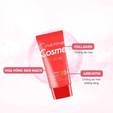 Kem chống nắng dưỡng trắng chống nhăn 50+ Cosme Flash Up 70ml Hàn Quốc