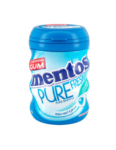 Kẹo gum Mentos không đường mini Pure Fresh hương bạc hà 17.5g