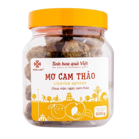 Mơ cam thảo Hồng Lam 200g