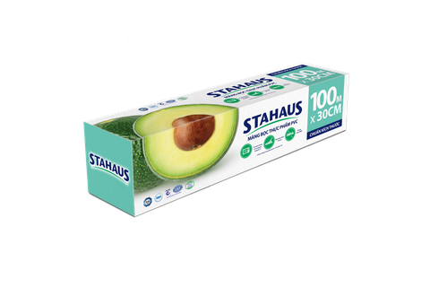 Màng bọc thực phẩm PVC STAHAUS 30cm x 100m