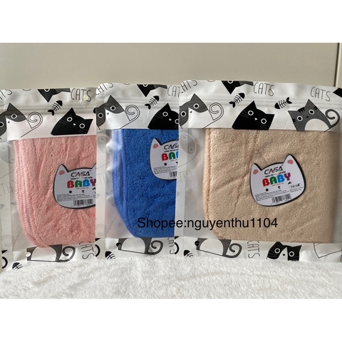 Khăn mặt trẻ em siêu mềm Casa Baby KM006