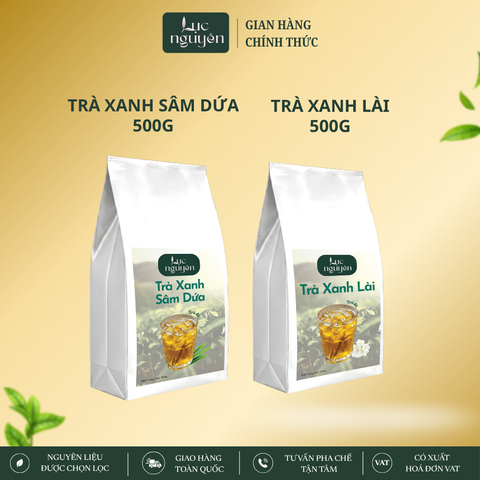 Trà Xanh Sâm Dứa (500G)