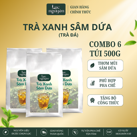 Trà Xanh Sâm Dứa (500G)