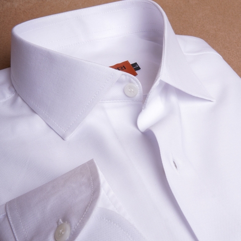 Premium Dobby White DW06 Tencel Cotton Shirt