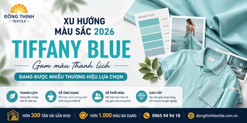 Xu Hướng Màu Sắc 2026: Tiffany Blue – Gam Màu Được Dự Đoán Sẽ Lên Ngôi