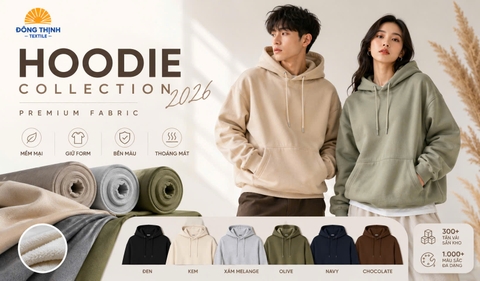 Vải Hoodie Là Gì? Cách Chọn Chất Liệu May Hoodie Đẹp, Bền Và Giữ Form Chuẩn