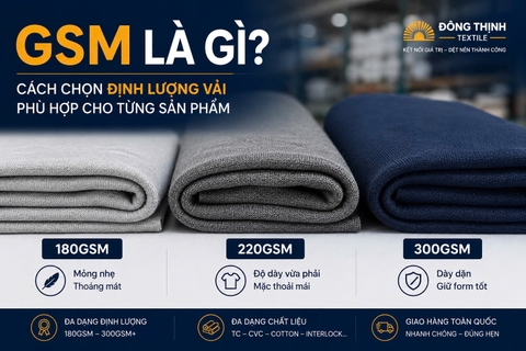 GSM Là Gì? Cách Chọn Định Lượng Vải Phù Hợp Cho Từng Sản Phẩm