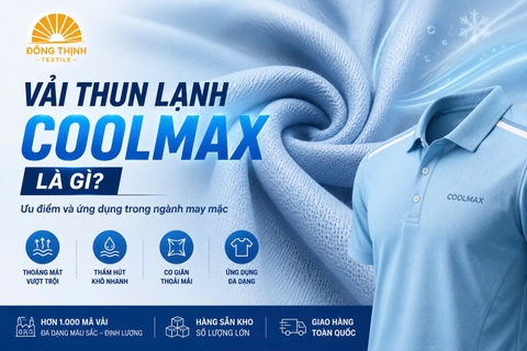 Vải Thun Lạnh Coolmax Là Gì? Ưu Điểm Và Ứng Dụng Trong Ngành May Mặc