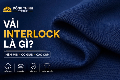 Vải Interlock Là Gì? Ưu Điểm Và Ứng Dụng Trong Ngành May Mặc