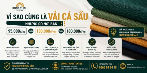 Vì Sao Cùng Là Vải Cá Sấu Nhưng Có Nơi Bán 95.000đ/kg, Có Nơi 130.000đ/kg, Thậm Chí 180.000đ/kg?