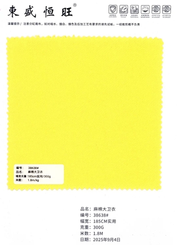 38638 - Vải Cotton Linen (linen mộc)
