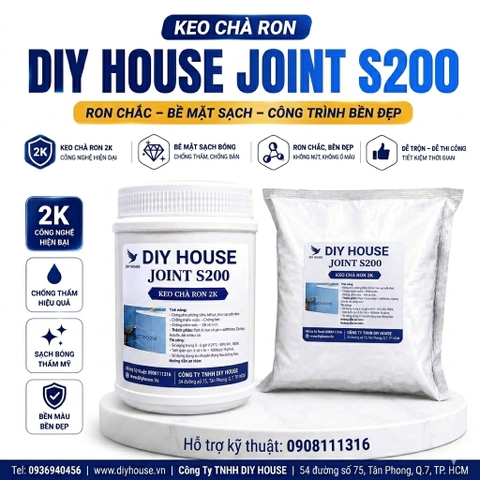 Keo chà ron Diy House Joint S200