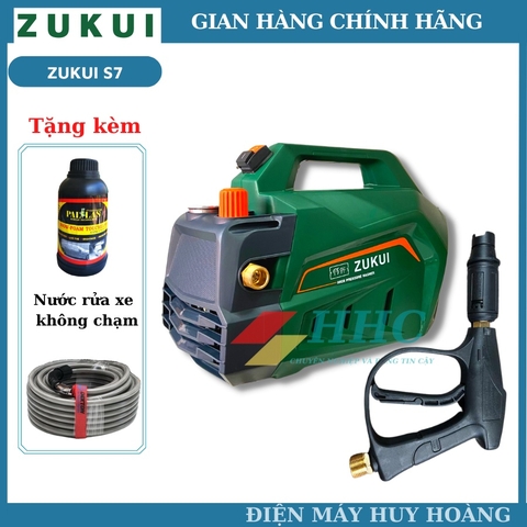 Máy rửa xe mini - Máy rửa xe cao áp chính hãng Zukui S8 công suất 3000W có chống giật - chống cháy