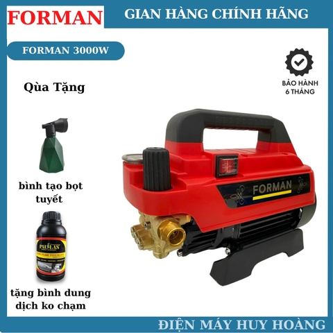 Máy rửa xe có chỉnh áp FORMAN 3000 model 2022