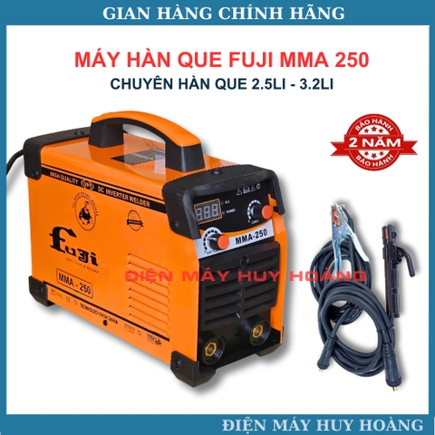 Máy hàn que FUJI MMA 250 công nghệ Nhật Bản chuyên hàn que 2.5li-3.2li cho thợ và giá đình