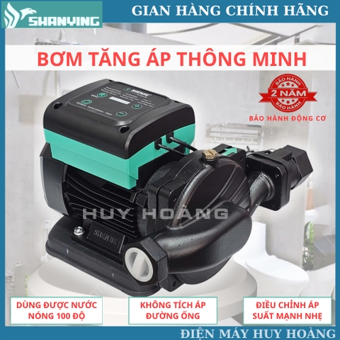 Máy bơm tăng áp thông minh SHENJIE không tích áp đường ống, điều chỉnh được áp suất nước, sử dụng được nưóc nóng 100 độ