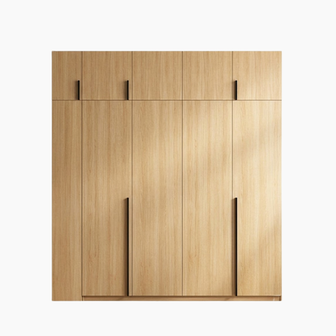 Tủ quần áo RAWY HGF đa dạng lưu trữ, gỗ MDF, 180x60x240cm, TQA024