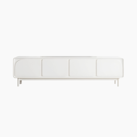 Tủ tivi ANNI HGF 4 cánh bo cong, gỗ MDF phủ sơn 2K, 180x40x55cm, TTV029