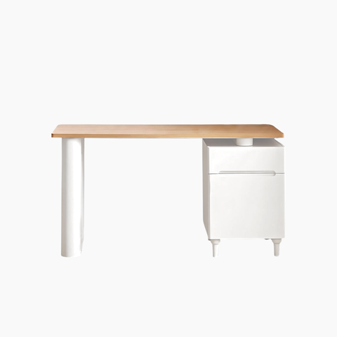 Bàn làm việc BERTHA HGF hiện đại, gỗ MDF phủ sơn 2K, 140x60x75cm, BLV017