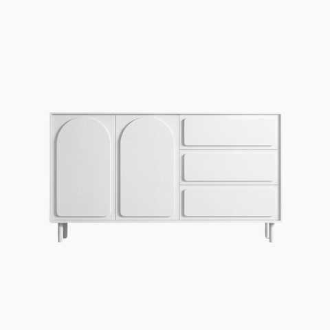 Tủ lưu trữ ANNI HGF 2 cánh 3 hộc, gỗ MDF phủ sơn 2K, 120x40x80cm, TLT024