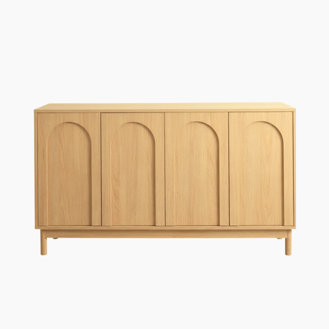 Tủ giày nhiều ngăn ABIGAL HGF 2 - 4 cánh, gỗ MDF, 80/100/120/140/160x35x80cm, TLT021