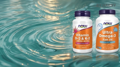 Nâng cấp Omega-3 với D3 + K2: Bộ đôi 