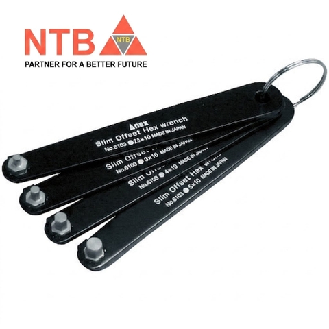 6103-F Trusco Slim Offset Hex Wrench