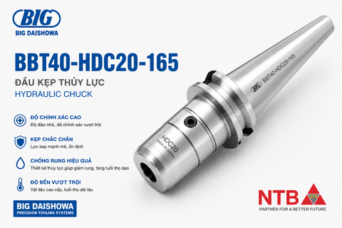BBT40-HDC25-110 Đầu Kẹp Thủy Lực Hydraulic Chuck BIG DAISHOWA