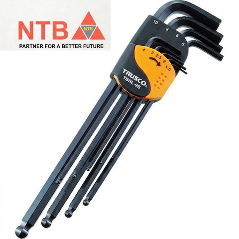 TBRL-9S Trusco Ball-point Hexagonal Wrench (Long-type)