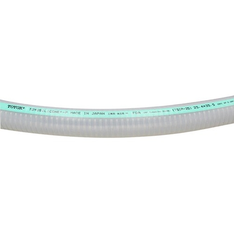 Ống mềm chịu nhiệt/áp suất thực phẩm TOYOX Toyosilicone P TSIP-15-10 (15.9mm x 24.0mm, 10m)