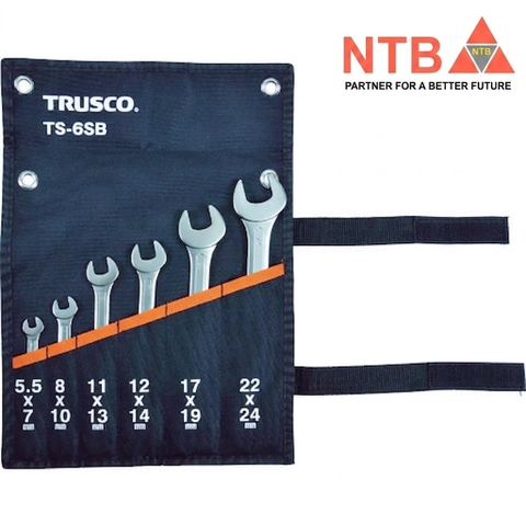 TS-6SB Trusco Double Open-end Spanner