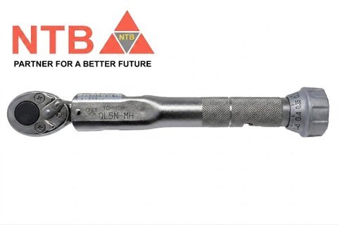 QL5N-MH Tohnichi Ratchet Head Type Adjustable Torque Wrench with Metal Handle