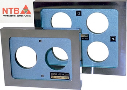 GE-1001 Obishi Thước chuẩn góc vuông bốn cạnh siêu chính xác bằng thép, 200