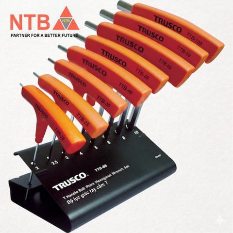 TTB-8S Trusco T Handle Ball-point Hexagon Wrench
