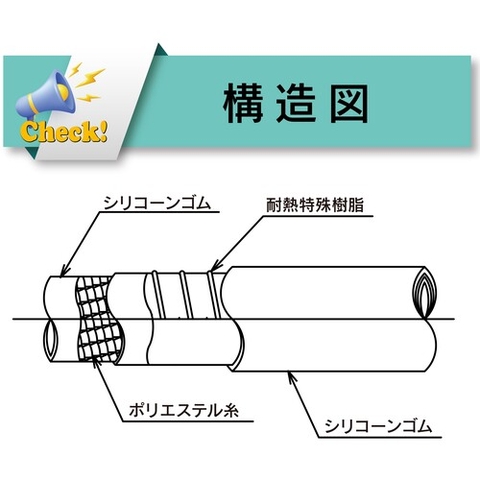 Ống mềm chịu nhiệt và chịu áp suất TOYOX Hybrid Toyosilicone HTSI-12-5 (12.7mm x 19.5mm, 5m)