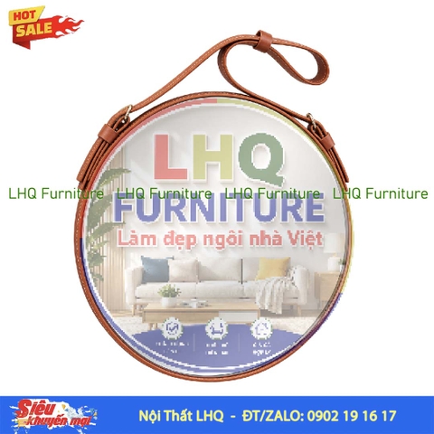Gương Treo Dây Da D60 Không Đèn, Gương Việt Nhật