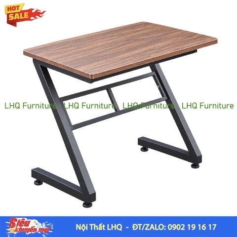 Bàn chân sắt chữ Z 1m gỗ MDF – Thiết kế gọn gàng, hiện đại